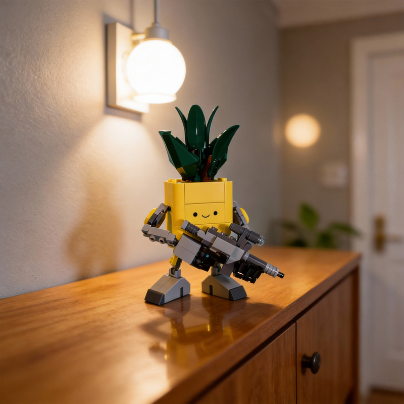 Home Office Architecture - 164pcs MOC Prune This Happy Plant