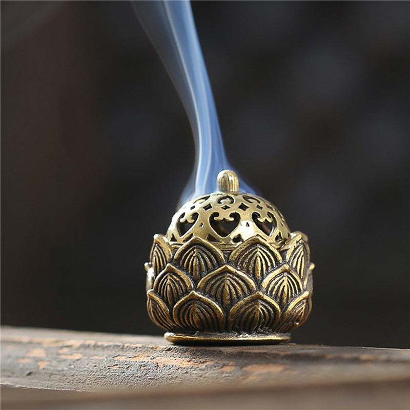 Home Office Architecture - 1Pc Decorative Incense Burner Retro Copper