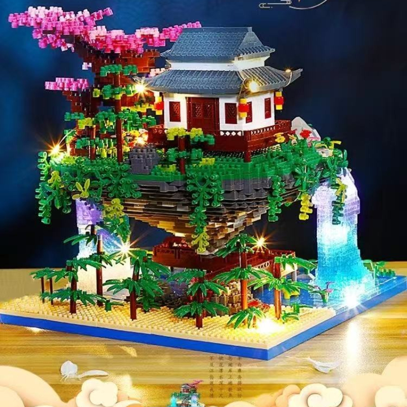 Home Office Architecture - Taohuatan Cherry Blossom Tree House DIY
