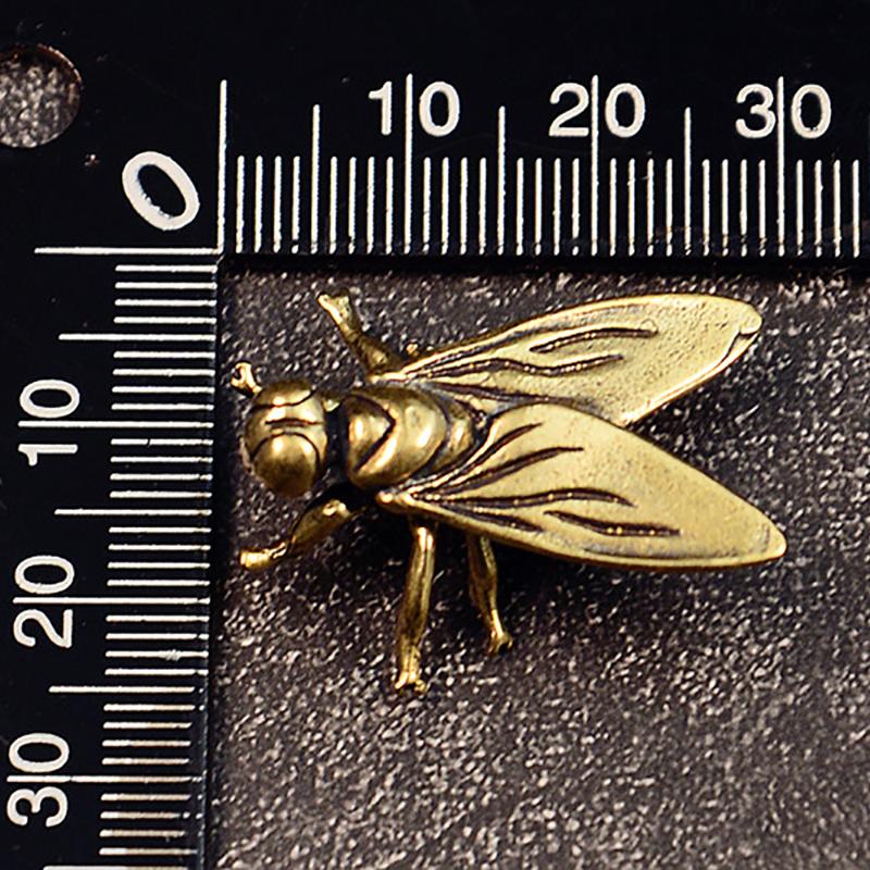 Home Office Freelancer - C 1PC Mini Brass Fly Insect