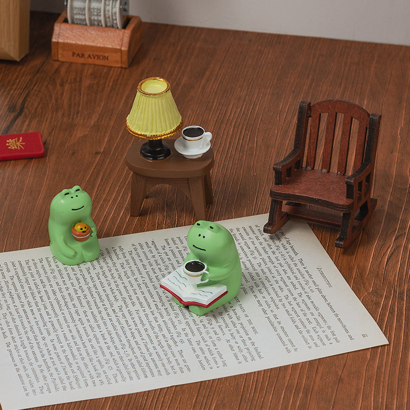 Cartoon Frog Rocking Chair Tab - مراجعة Home Office Freelancer وسعره