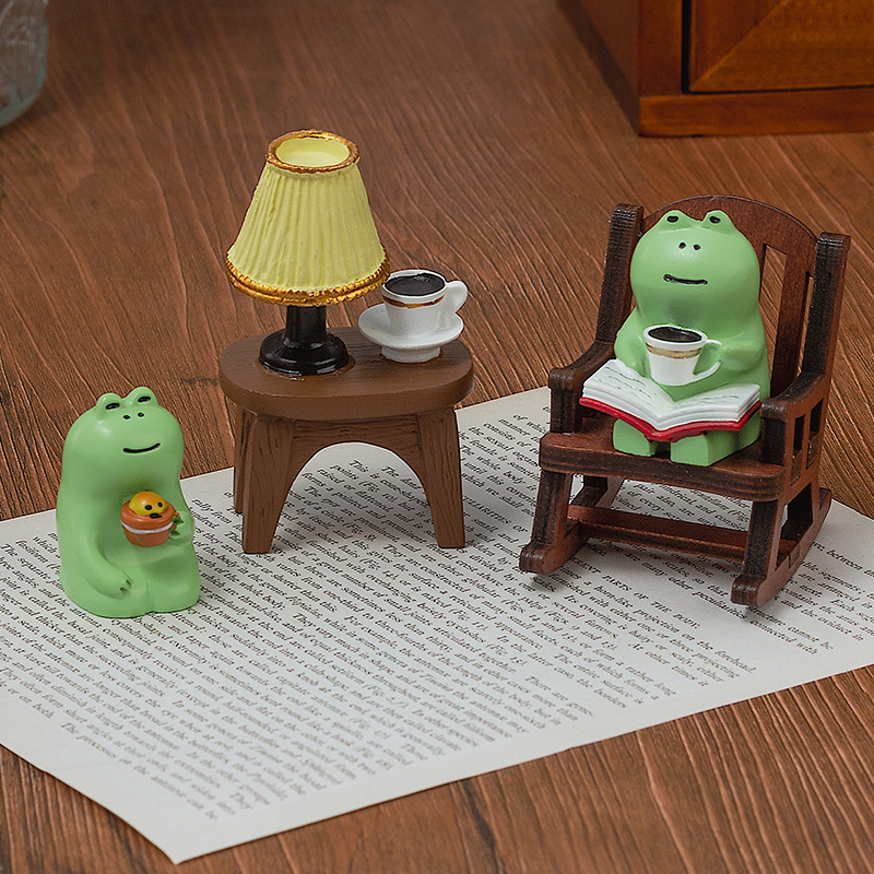 Cartoon Frog Rocking Chair Tab - مراجعة Home Office Freelancer وسعره