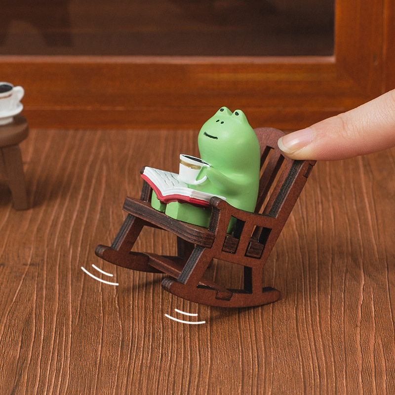Cartoon Frog Rocking Chair Tab - مراجعة Home Office Freelancer وسعره