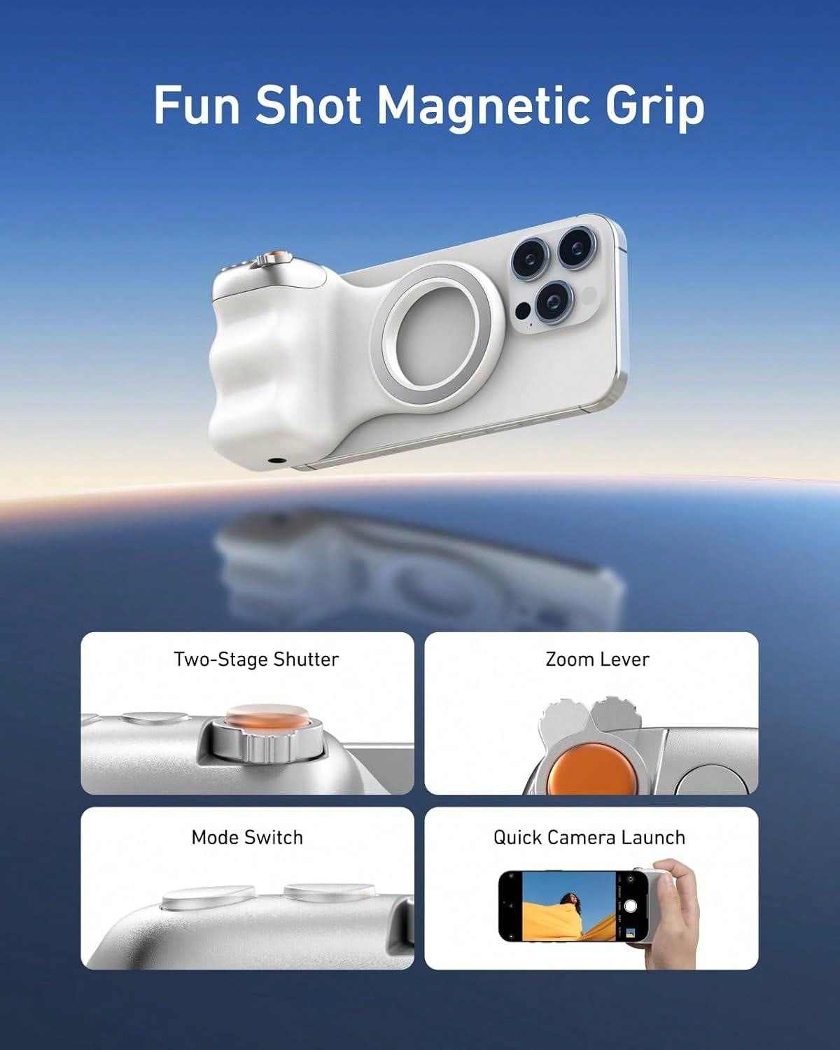 Silver Magnetic Phone Camera G - مراجعة Zoom Lighting Kit وسعره