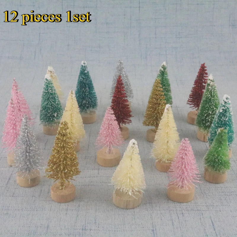 12Pcs Artificial Christmas Tre - مراجعة Home Office Freelancer وسعره