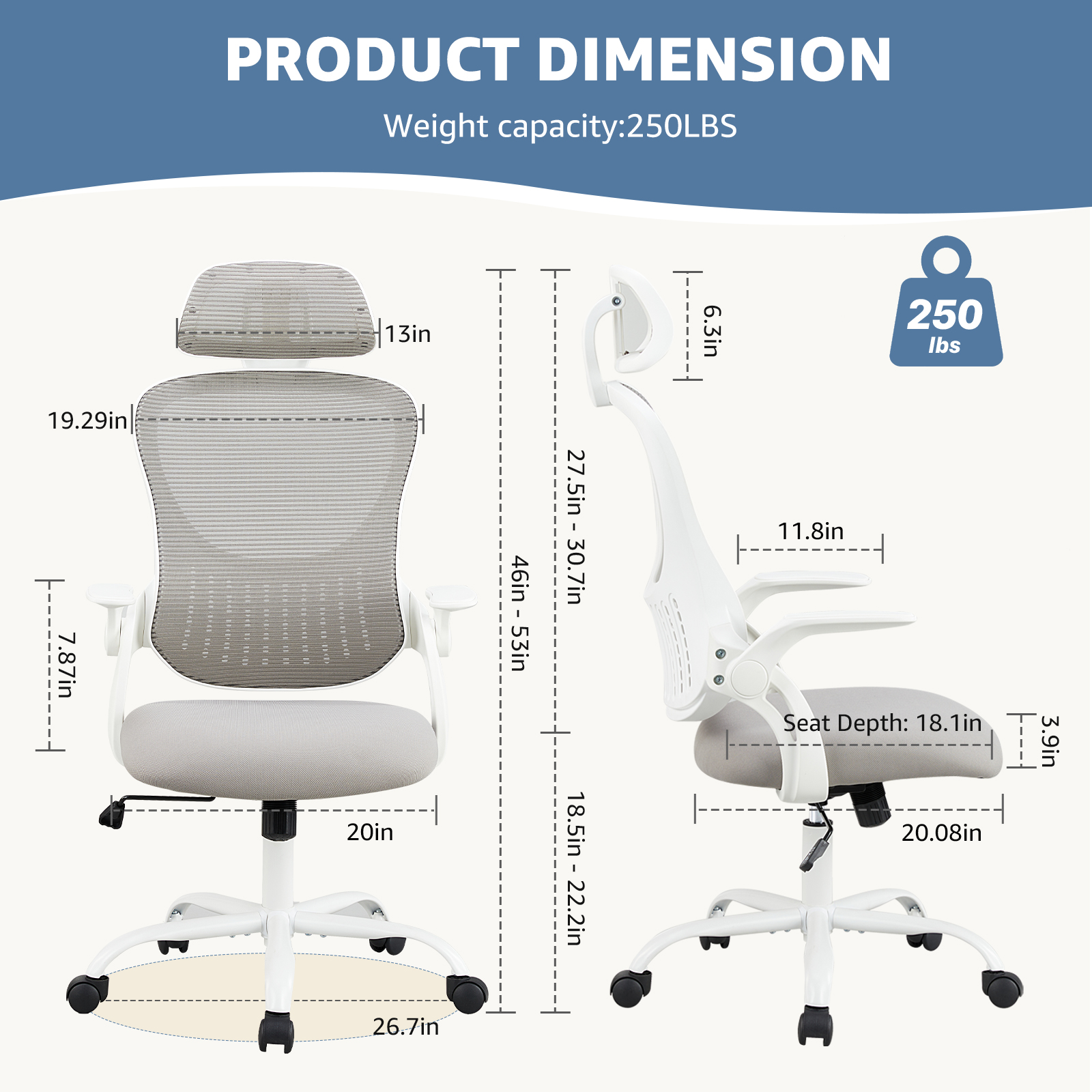 JHK Mesh Ergonomic Office Comp - مراجعة Home Office Cozy وسعره