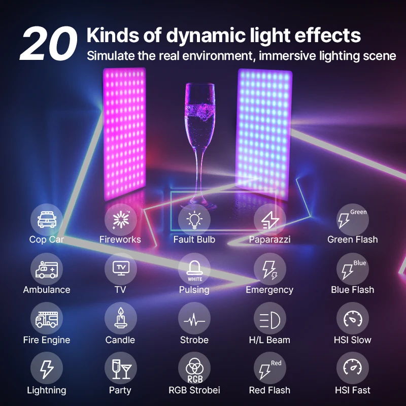 Ulanzi LT003 RGB Video Light F - مراجعة Zoom Lighting Kit وسعره