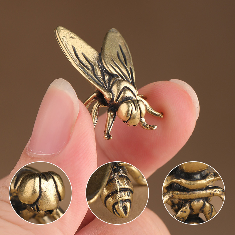 1~5pcs Mini Brass Fly Insect O - مراجعة Home Office Freelancer وسعره