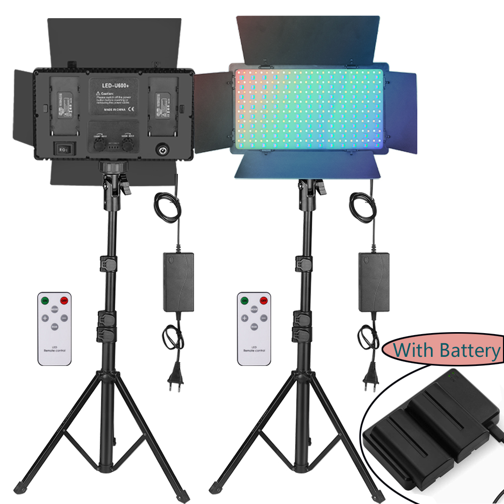 U800 RGB Photo Light LED Photo - مراجعة Zoom Lighting Kit وسعره