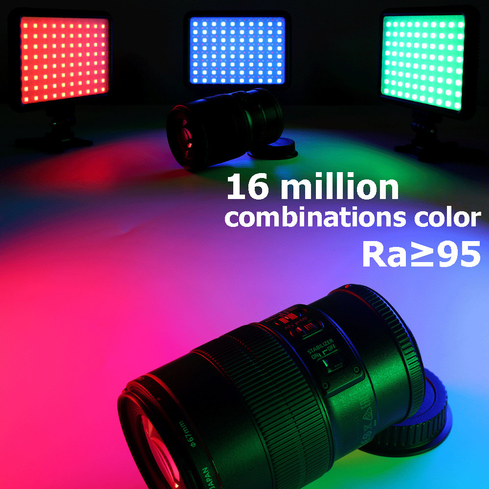 U800 RGB Photo Light LED Photo - مراجعة Zoom Lighting Kit وسعره