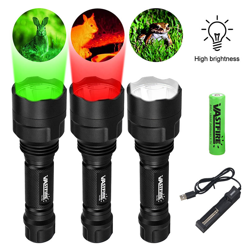 LED Tactical Hunting Flashligh - مراجعة Zoom Lighting Kit وسعره