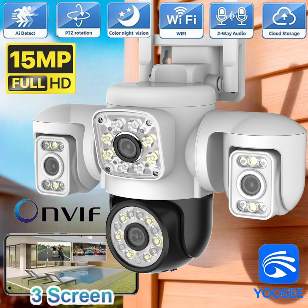 8K 15MP UHD Outdoor WiFi IP Ca - مراجعة Home Office Email وسعره