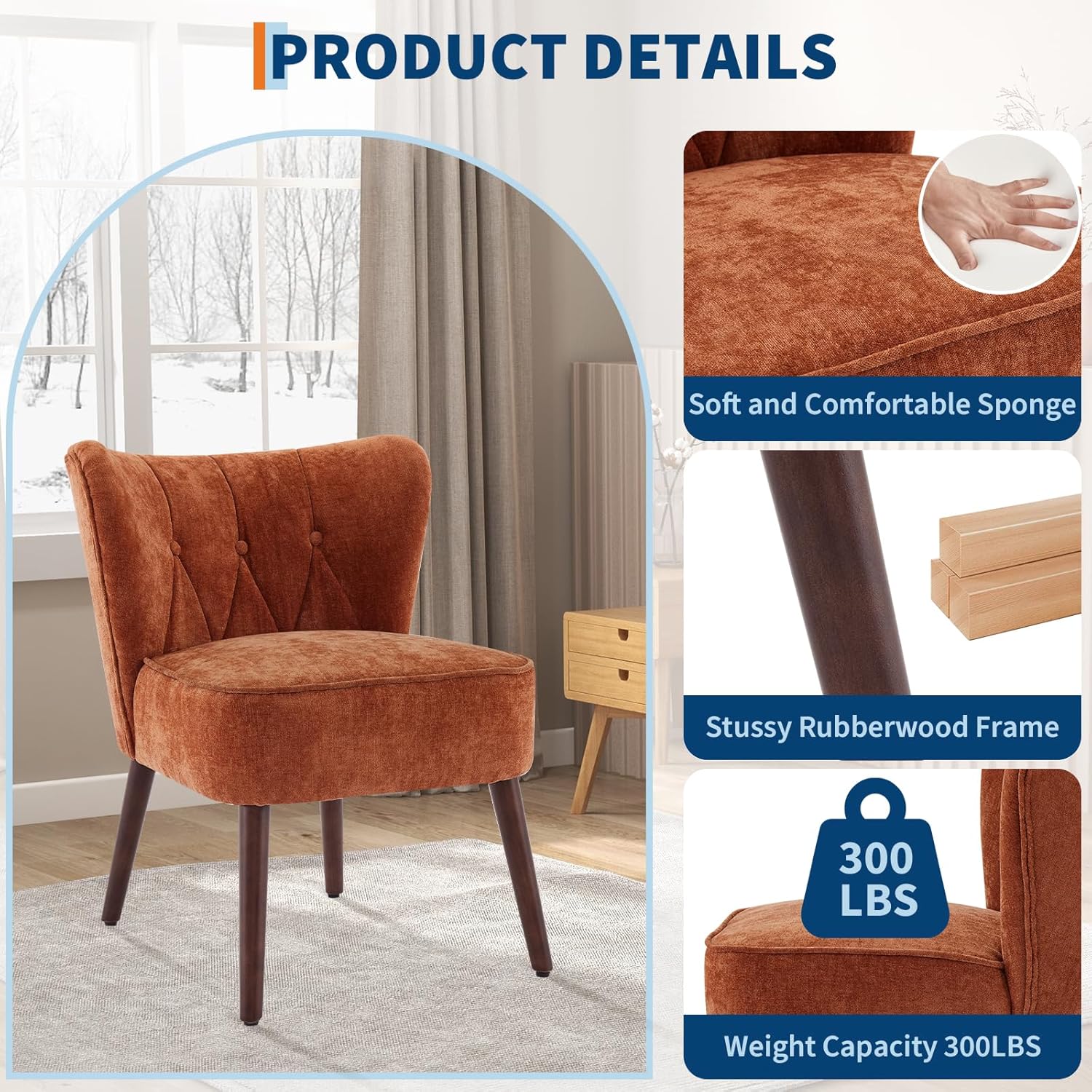 Modern Accent Chair for Living - مراجعة Home Office Cozy وسعره