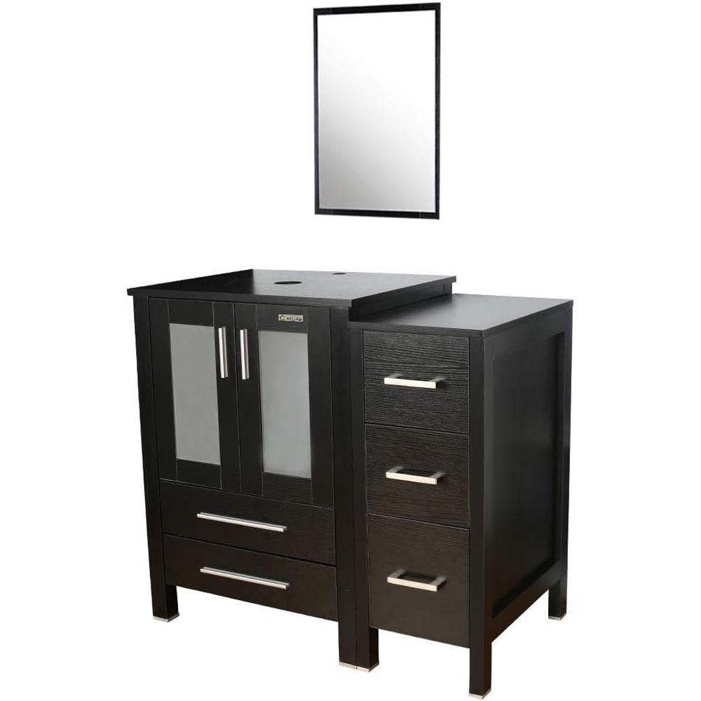 36 Deep Pedestal Bathroom Vani - مراجعة Drawer Pedestal Cabinet وسعره