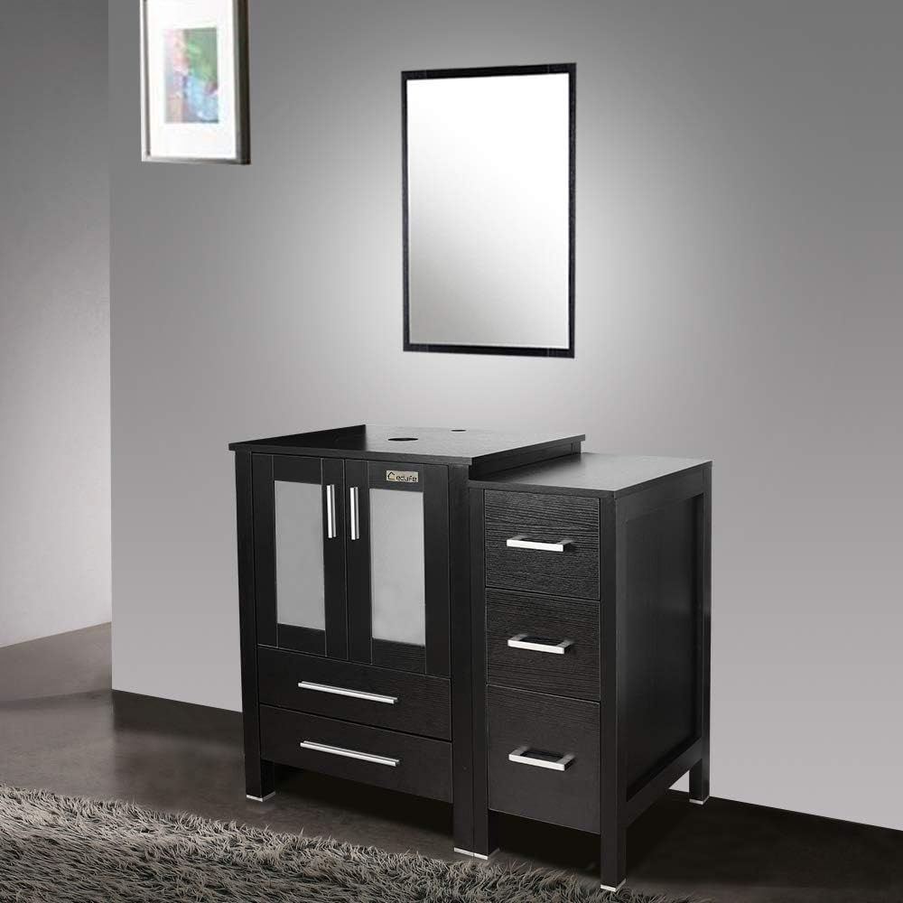 36 Deep Pedestal Bathroom Vani - مراجعة Drawer Pedestal Cabinet وسعره
