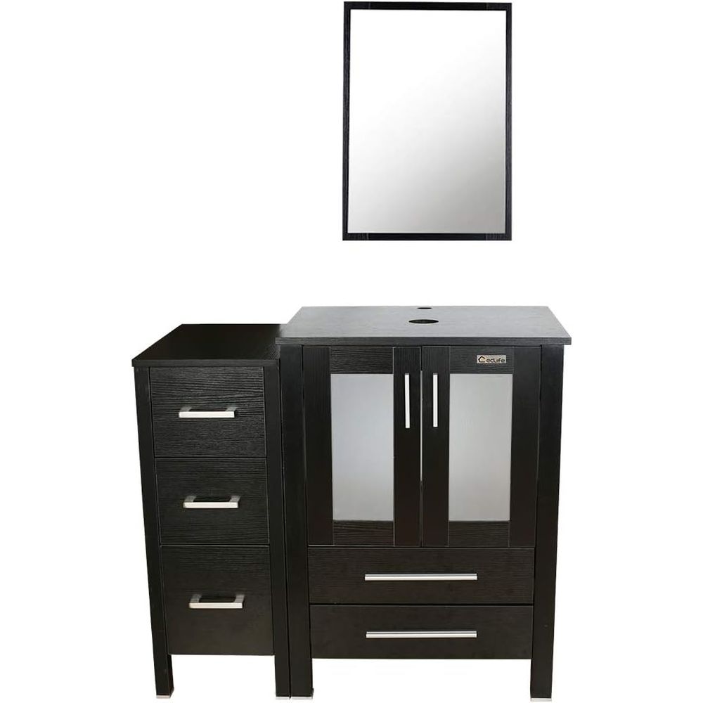36 Deep Pedestal Bathroom Vani - مراجعة Drawer Pedestal Cabinet وسعره