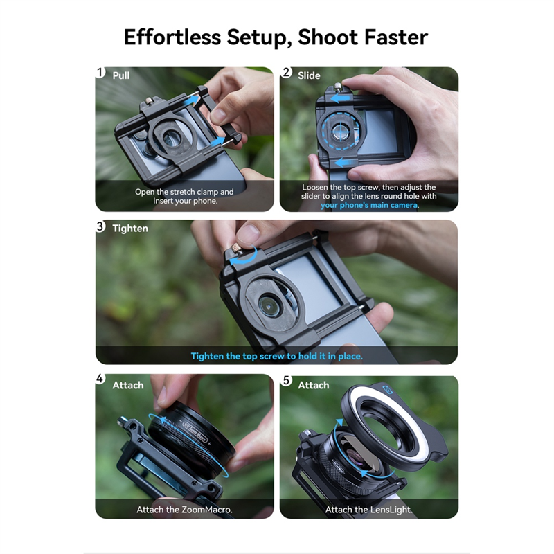 AA60-10-20X Zoom Macro Lens Wi - مراجعة Zoom Lighting Kit وسعره