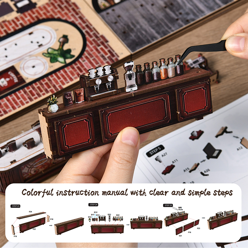 DIY Miniature Bookend 'Warm Li - مراجعة Home Office Architecture وسعره