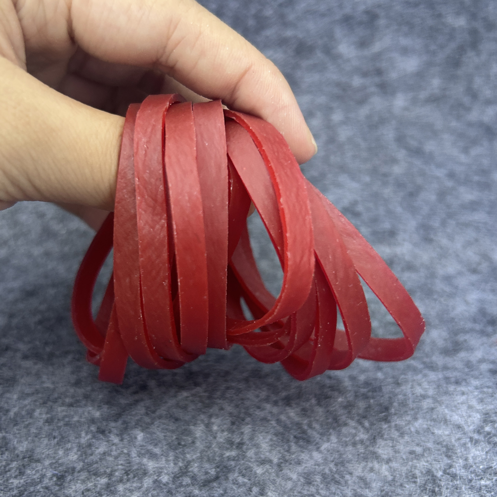 100pcs Red Color Elastic Rubbe - مراجعة Home Office Freelancer وسعره
