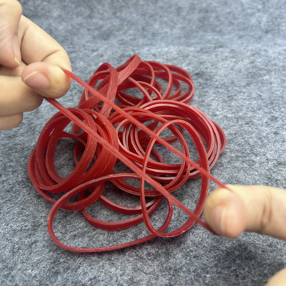 100pcs Red Color Elastic Rubbe - مراجعة Home Office Freelancer وسعره