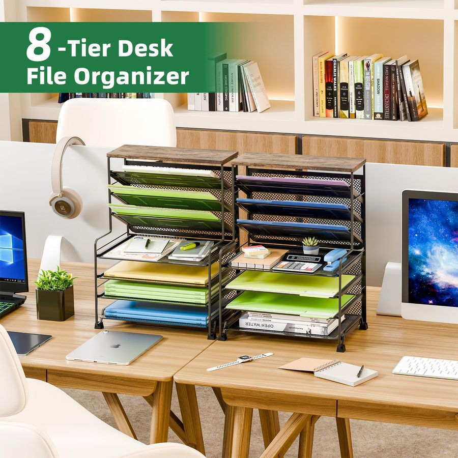 Trending 7 Tier Desk File Orga - مراجعة Letter Tray Desk وسعره