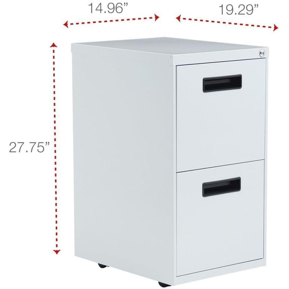 Pedestal File Cabinet, 2 Drawe - مراجعة Drawer Pedestal Cabinet وسعره