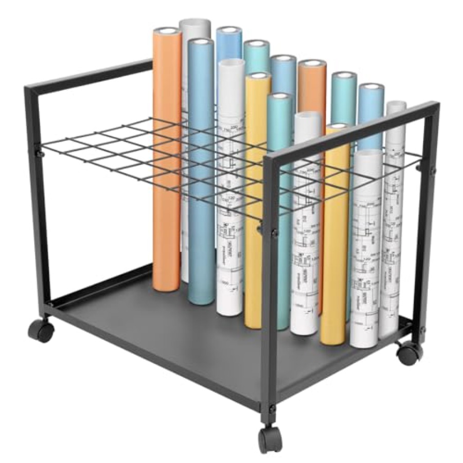 Blueprint Storage Rack 48 Slot - مراجعة Home Office Architecture وسعره