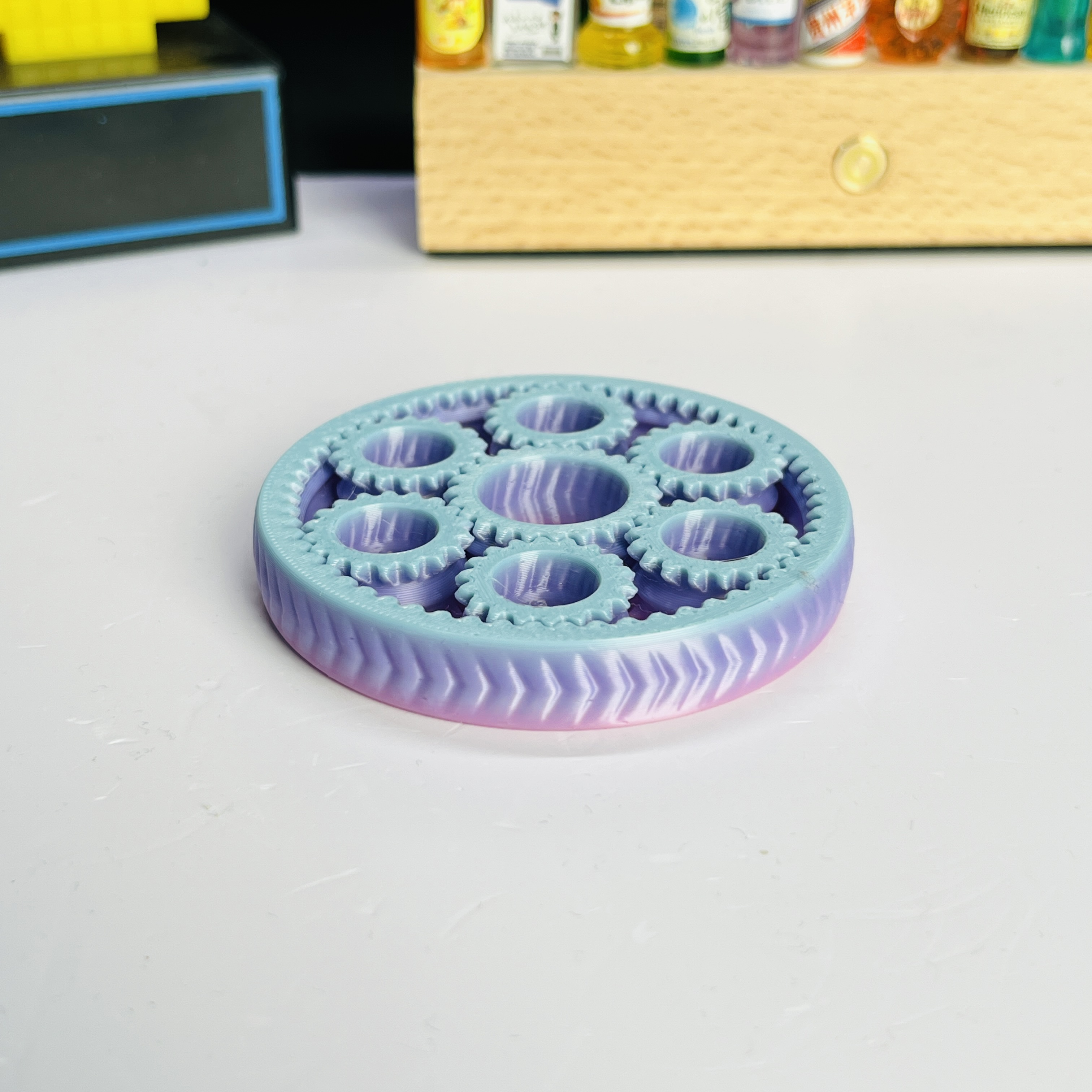 3D Printed Six-Gear Finger Spi - مراجعة Home Office Architecture وسعره