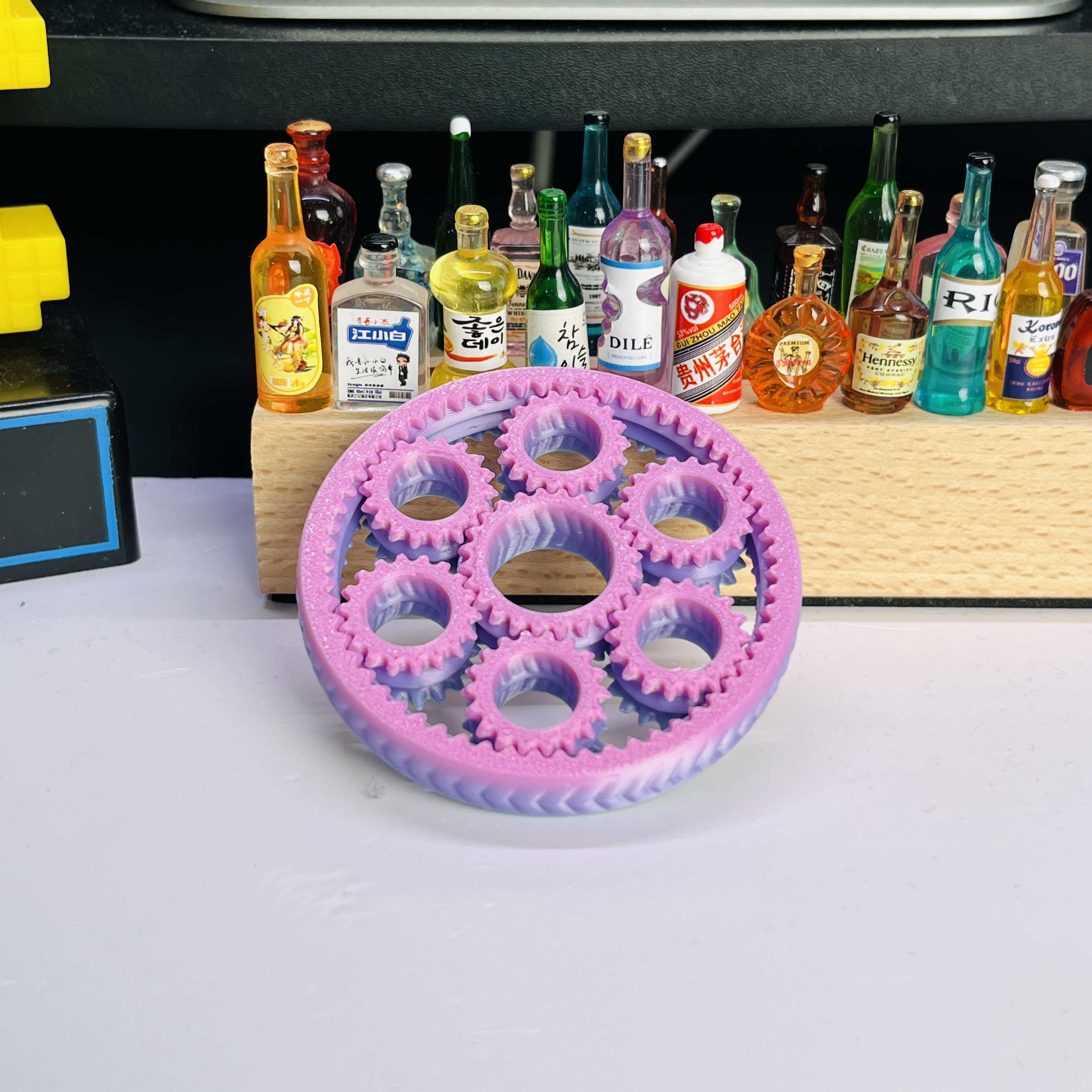 3D Printed Six-Gear Finger Spi - مراجعة Home Office Architecture وسعره