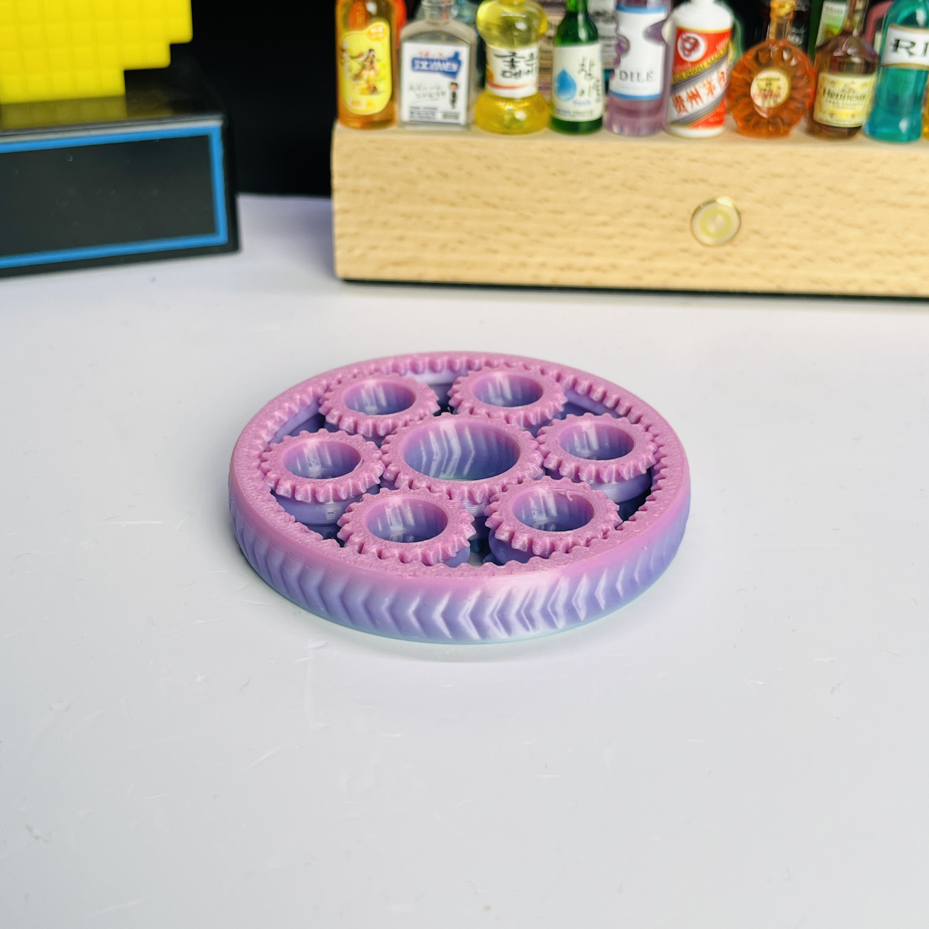 3D Printed Six-Gear Finger Spi - مراجعة Home Office Architecture وسعره