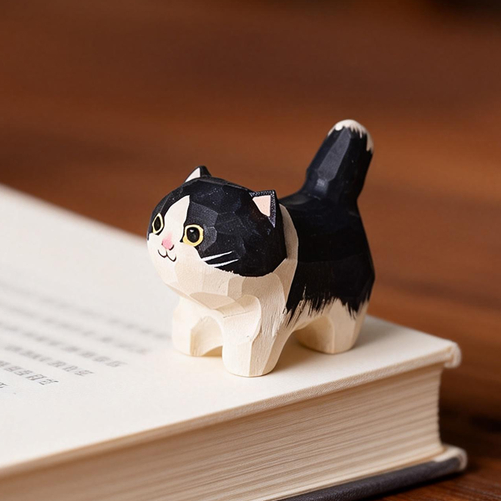 Cute Golden gradient Cat Figur - مراجعة Home Office Freelancer وسعره