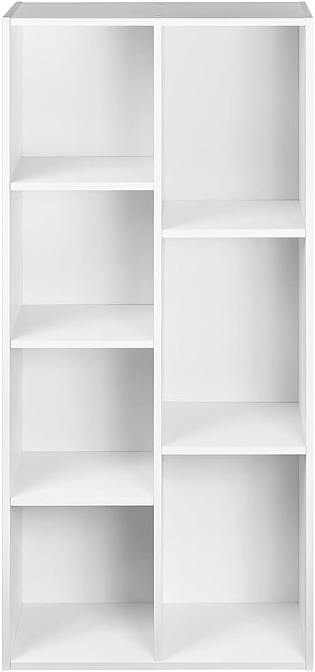 7 Cube Organizer Bookcase for  - مراجعة Bookcase Wood Shelf وسعره