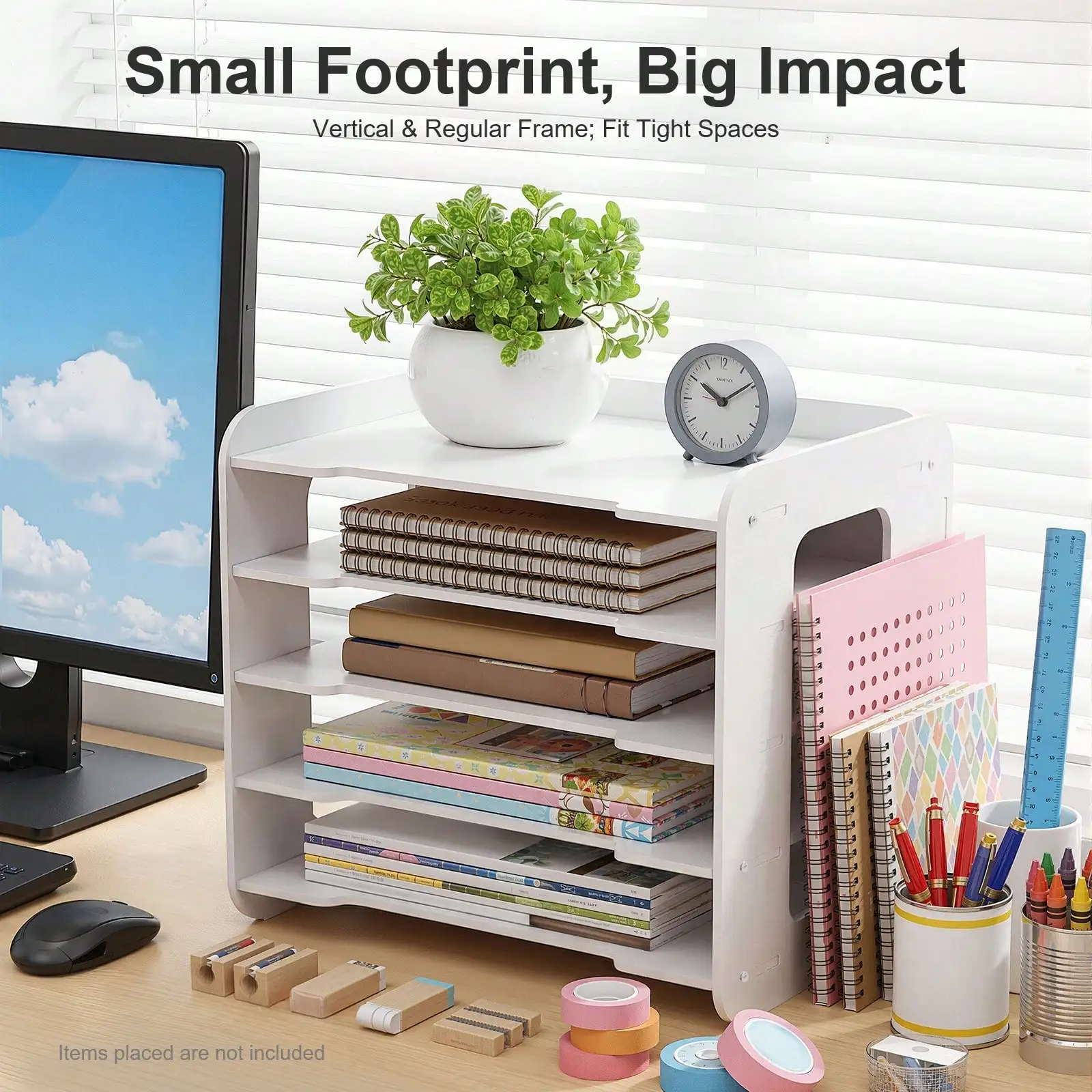 Letter File Organizer, 5-Tier  - مراجعة Letter Tray Desk وسعره