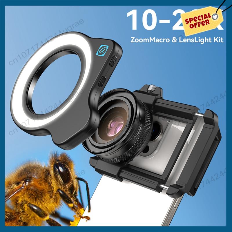 -A15I 10-20X Zoom Macro Lens W - مراجعة Zoom Lighting Kit وسعره