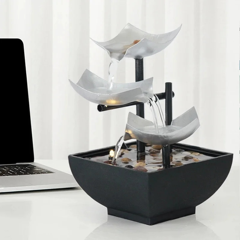 Tabletop Water Fountain Orname - مراجعة Home Office Cozy وسعره