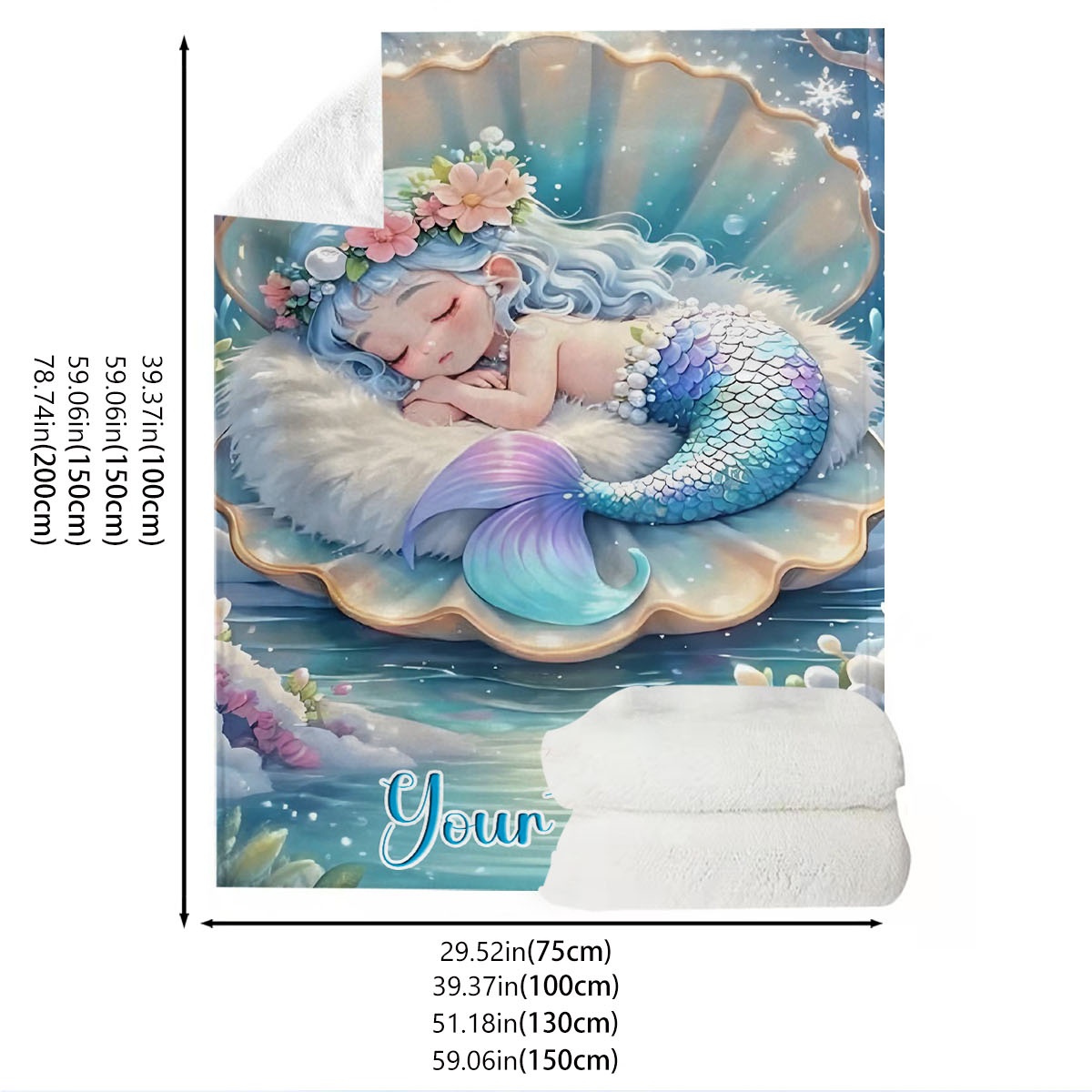 Personalized Name Mermaid   Bl - مراجعة Home Office Cozy وسعره