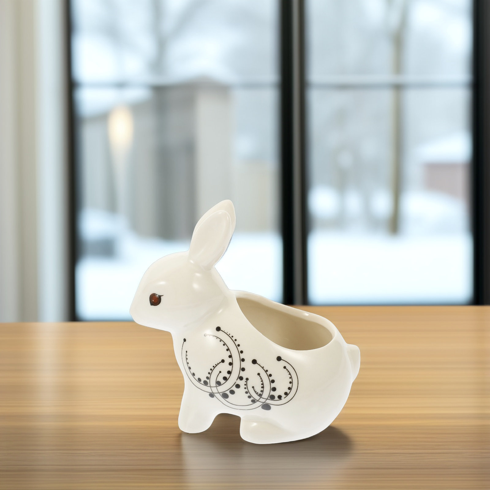Rabbit Shaped Ceramic Flower P - مراجعة Home Office Design Ideas وسعره