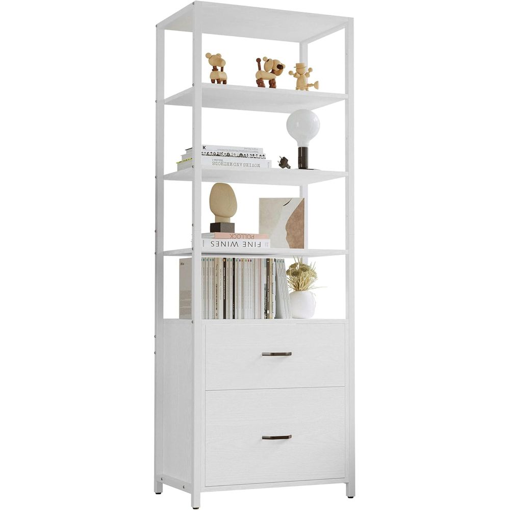 Industrial Style 5-Tier Booksh - مراجعة Home Office Industrial Style وسعره