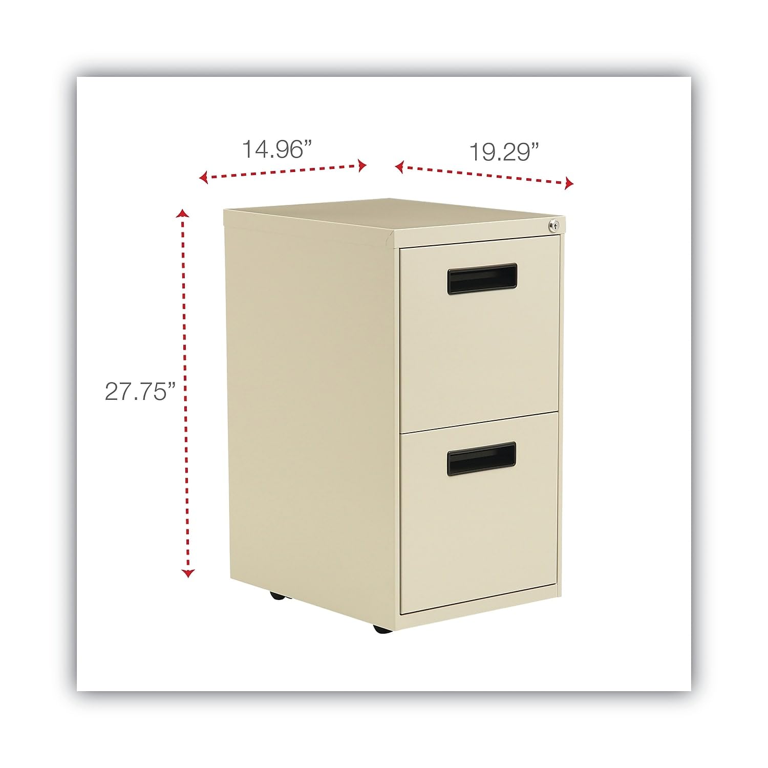 2-Drawer Metal File Cabinet, L - مراجعة Drawer Pedestal Cabinet وسعره