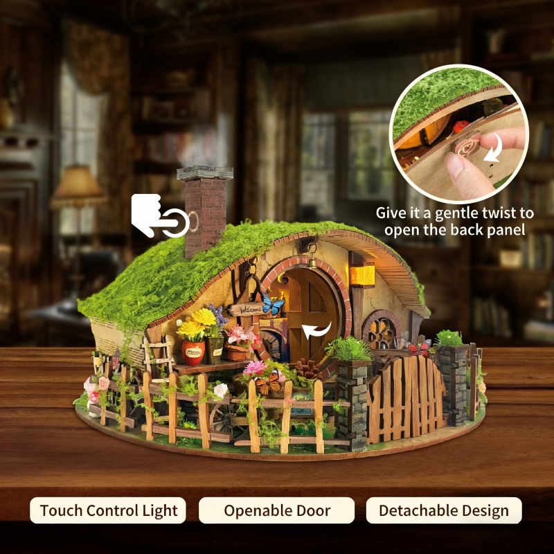DIY Miniature House 'Fantasy R - مراجعة Home Office Freelancer وسعره