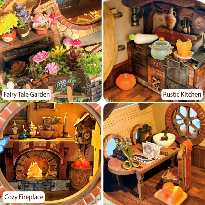 DIY Miniature House 'Fantasy R - مراجعة Home Office Freelancer وسعره