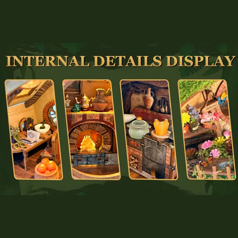 DIY Miniature House 'Fantasy R - مراجعة Home Office Freelancer وسعره