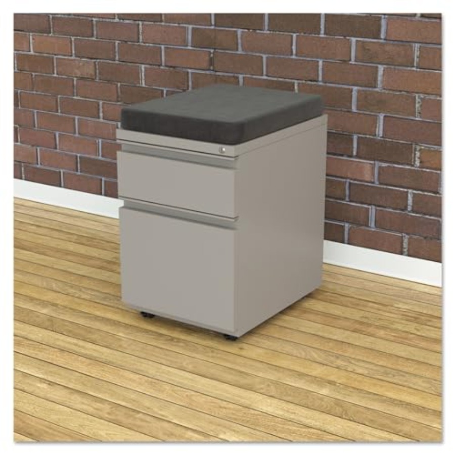 Light Gray 2-Drawer Metal Pede - مراجعة Drawer Pedestal Cabinet وسعره