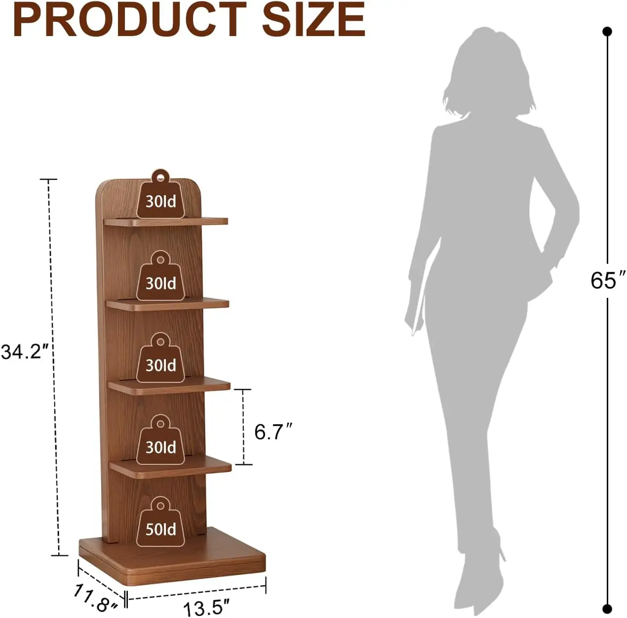 Narrow Ladder Bookcase 5 Shelf - مراجعة Bookcase Wood Shelf وسعره