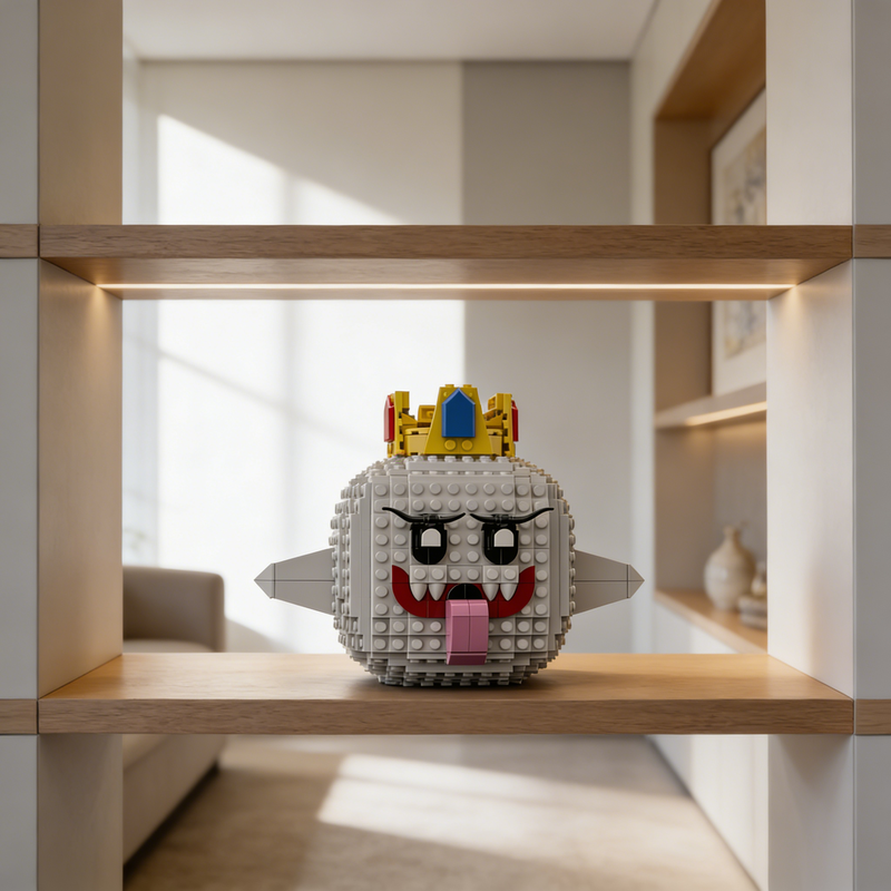 351pcs MOC Mario King Boo Mari - مراجعة Home Office Architecture وسعره