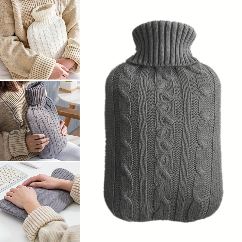 Gray Hot Water Bottle Cover -  - مراجعة Home Office Cozy وسعره