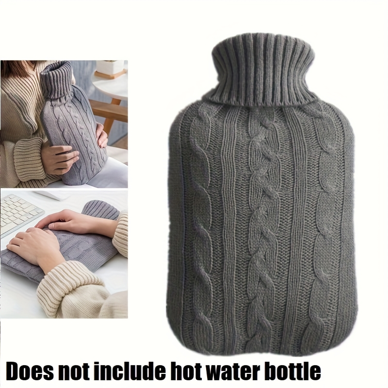 Gray Hot Water Bottle Cover -  - مراجعة Home Office Cozy وسعره