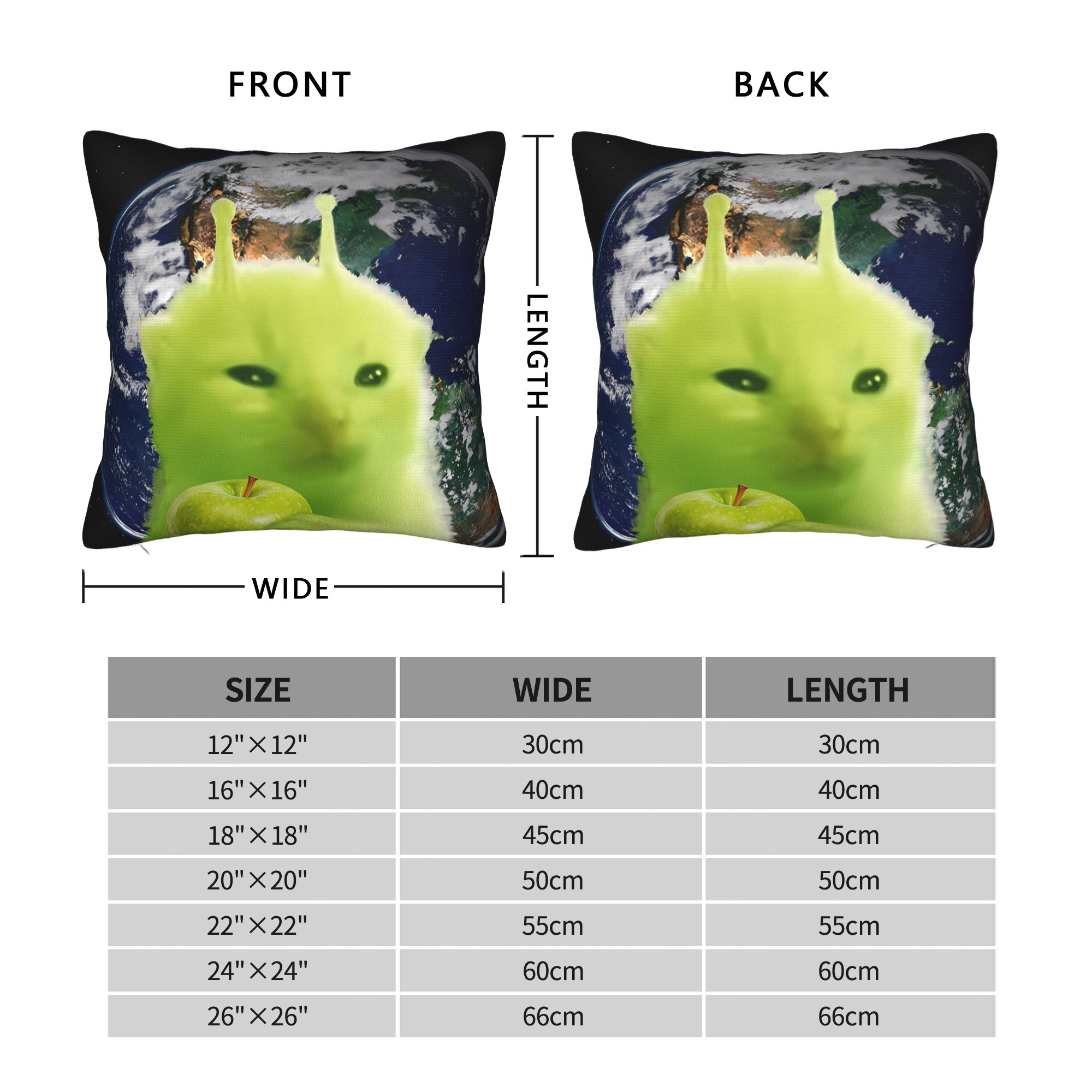 Green Alien Cat Meme Pillow Co - مراجعة Home Office Design Ideas وسعره