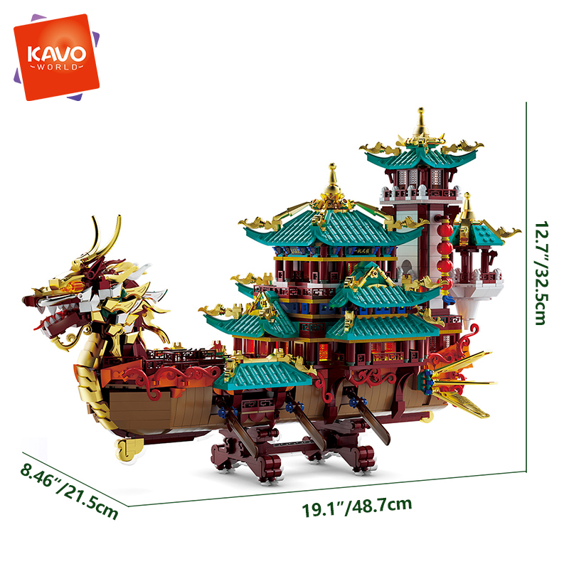 KAVOWORLD 2453PCS Chinese Drag - مراجعة Home Office Architecture وسعره
