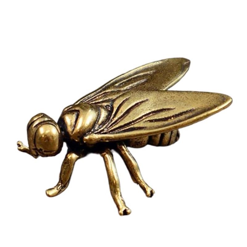 C 1PC Mini Brass Fly Insect Or - مراجعة Home Office Freelancer وسعره